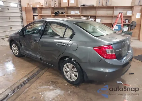 2012 Honda Civic Lx из США, поврежденный, VIN 19XFB2F58CE012282